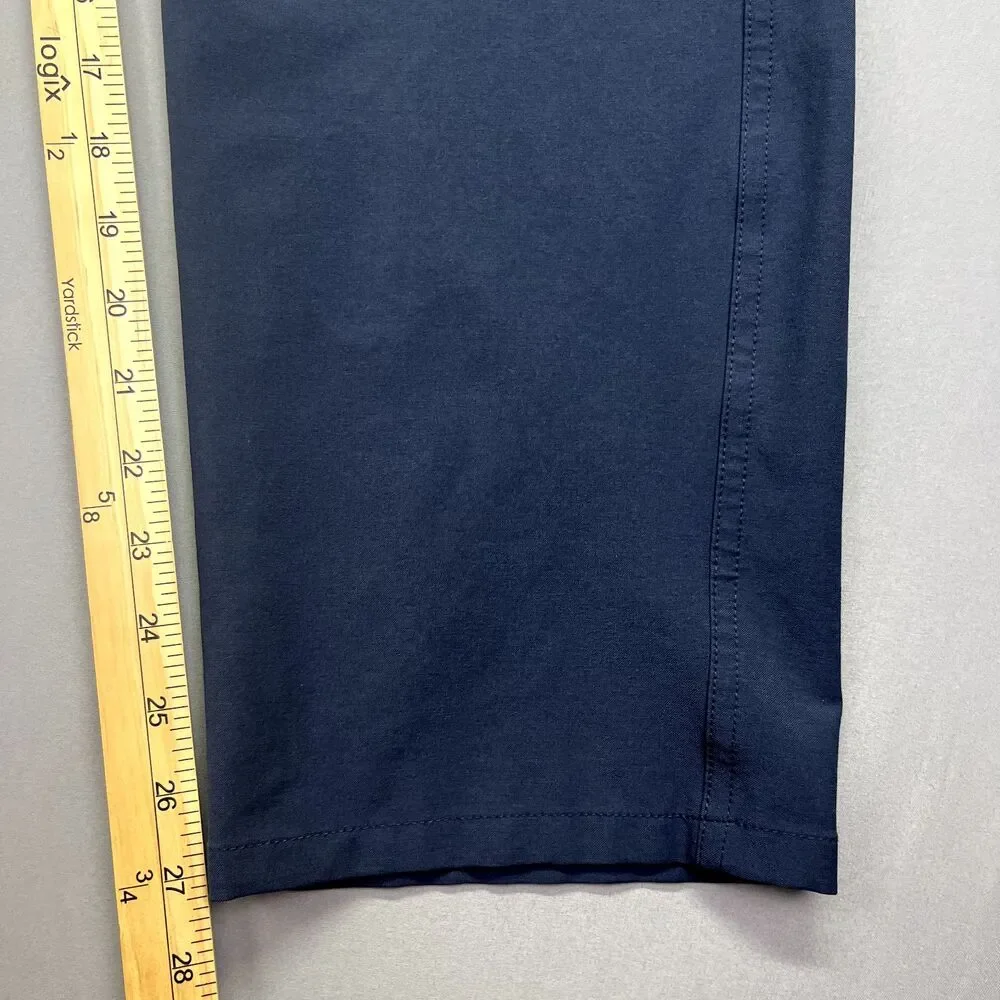 Greg Norman Pants‎ Mens Size 39x29 Blue Jordan Trouser Mid Rise Golf Shark Navy